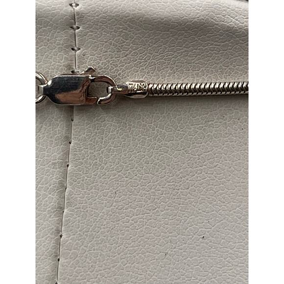 Sterling Silver Southwestern Storyteller Bear Slider Pendant 20” Chain Necklace - Picture 6 of 8